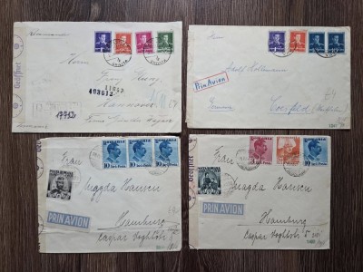 Lot 26 plicuri circulate și doua acte foto