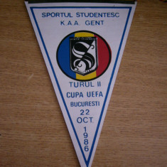 M3 C7 - Tematica sport - fotbal - Sportul Studentesc - KAA Gent - 22 oct 1986