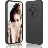 Husa TPU gel, liquid silicone compatibil cu Xiaomi Redmi 14C, antisoc, Negru, Mobile Tuning