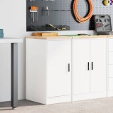 vidaXL Dulap depozitare garaj alb 40x51x85 cm lemn masiv de pin