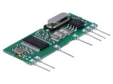 Receptor RF AM 433,92MHz 3V 7,5mA