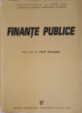 FINANTE PUBLICE-FILIP GHEORGHE