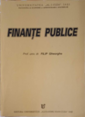 FINANTE PUBLICE-FILIP GHEORGHE foto