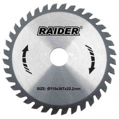 Disc taiere aluminiu 255x25.4mmx100T, Raider 163118