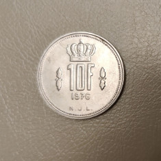Luxemburg - 10 Franci / francs (1976) monedă s068