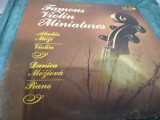 VINIL FAMOUS VIOLIN MINIATURES STARE DISC FOARTE BUNA, Clasica