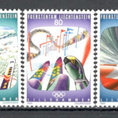 Liechtenstein.1993 Olimpiada de iarna LILLEHAMMER SL.252