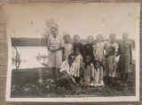 Foto grup cu copii// perioada interbelica