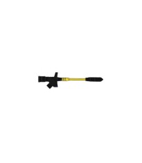 Sonda de test tip clema varf tip arc din otel inoxidabil negru