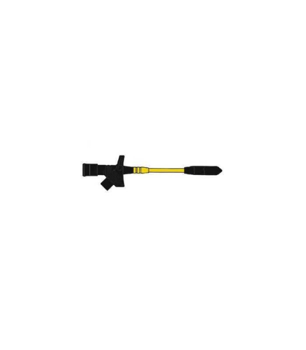 Sonda de test tip clema varf tip arc din otel inoxidabil negru
