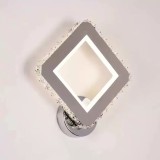 Aplica LED Cristal Santana 34W Argintiu ModernLight Concept
