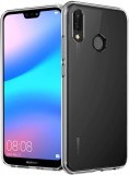 Husa Telefon Huawei P20 Lite GloMax Transparenta, Silicon TPU, Protectie Socuri, Praf, Zgarieturi