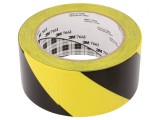 Bandă Avertizare Galben-Negru 33m x 50mm