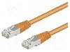 Cablu patch cord, Cat 5e, lungime 0.5m, SF/UTP, Goobay - 93444