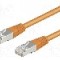 Cablu patch cord, Cat 5e, lungime 0.5m, SF/UTP, Goobay - 93444