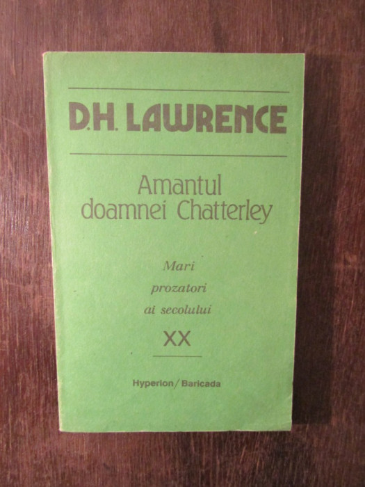 D. H. LAWRENCE - AMANTUL DOAMNEI CHATTERLEY