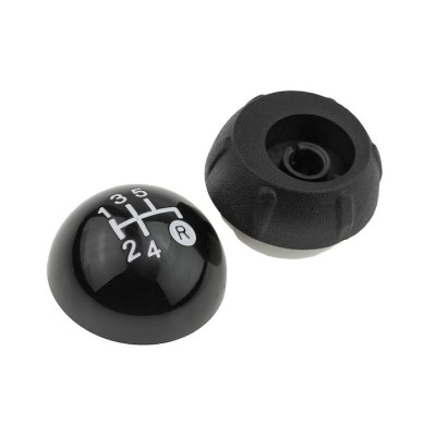 Nuca schimbator de viteze Automobilus, pentru Fiat 500 dupa 2007,5 trepte, negru foto