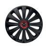 Set 4 capace roti Negre Cu Inel Rosu Trend R14 pentru gama auto Mazda, Autohelix MSA