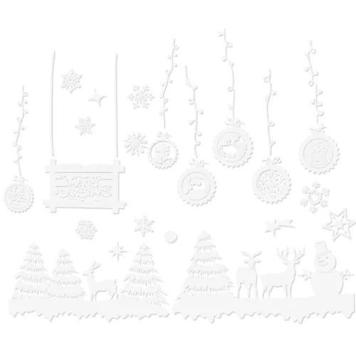 Autocolante de Craciun, decoratiune pentru geam, 34 cm, diverse modele