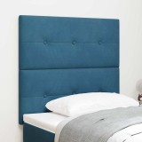 Cumpara ieftin Tăblie cap cu lumini cu bandă LED albastru 80 cm Catifea