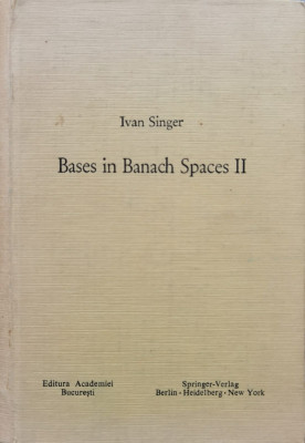 Bases In Banach Spaces Ii - Ivan Singer ,557238 foto