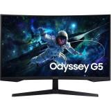 Monitor LED Samsung Gaming Odyssey G55C LS27CG552EUXEN Curbat 27 inch QHD VA 1 ms 165 Hz HDR FreeSync