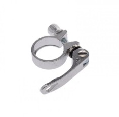 Colier tija sa, prindere rapida, 28.6mm, culoare argintiu, din aluminiu Cod:AWR0274S