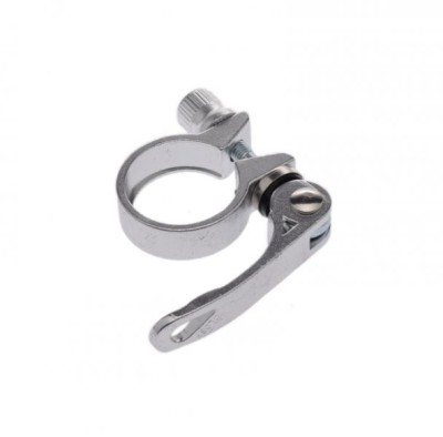 Colier tija sa, prindere rapida, 31.8mm, culoare argintiu, din aluminiu Cod:AWR0275S foto