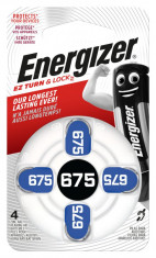 Baterii pentru proteze auditive Energizer 675 Zinc-Aer 4 Baterii /set foto