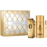 Set Paco Rabanne: Million Gold, Eau De Parfum, For Men, 100 ml + Million Gold, Eau De Parfum, For Men, 10 ml + 1 Million, Anti-P