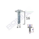 Surub Autoforant Din Zinc 4.2X16 Set 100 Buc 135218 C60159-RMX