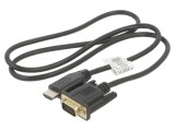 Cablu de conectare HDMI la VGA negru 1m