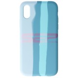Husa Silicon Rainbow iPhone X, High Copy, No.03