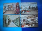HOPCT LOT 1974 MUZEUL ISTORIE NATIONAL BUCURESTI -4 CARTI POSTALE-NECIRCULATE