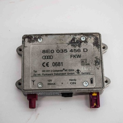 Amplificator de antena AUDI A4 8K2, B8 2007 OEM: 8E0035456D foto
