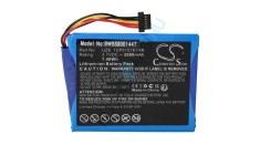 &Icirc;nlocuire baterie GPS VHBW pentru TomTom UZ6, 1CP515161HR - 2000 mAh, 3,7 V