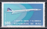 Mali 1976 - Primul zbor comercial al companiei Concorde, PA, MNH