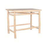 Masa laterală DKD Home Decor Natural Tec 133 x 65 x 105 cm