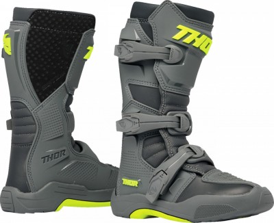 Cizme copii atv/cross Thor Blitz XR, culoare gri/negru, marime 39 Cod Produs: MX_NEW 34110744PE foto