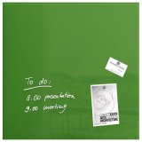 Tabla Magnetica Sticla Verde 48x48 cm, Carioca, Magneti Inclusi, Montare Usoara, Design Modern