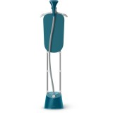 Aparat de calcat cu abur vertical Philips Seria 1000 STE1040/20, 1800 W, Rezervor 1.8 l, Debit de abur 36 g/min, 3 setari abur, Albastru