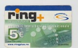 bnk card Romania - Radiocom Ring+ - 5 Euro - Col:RO-PRE-RDC-0002