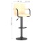Scaun de bar, crem, catifea - 8