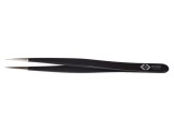 Pensetă ESD C.K T2379D 120mm, V&acirc;rf Ascuțit pentru Precizie
