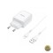 Incarcator Retea cu Cablu Lightning HOCO N2 10W 2A 1 x USB-A Alb