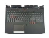 Carcasa superioara cu tastatura palmrest Laptop, Acer, Predator G9-592, G9-593, cu iluminare, layout Arabic