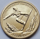 1 Dollar 2022 USA, Vermont, Innovation, unc, lit. D/P