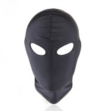 Masca Fetish BDSM Neagra, Material Fin, Unisex, Marime Universala, Jocuri Adulti, Petreceri Tematice