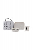 Cumpara ieftin Design Letters set de mic dejun pentru copii Classics in a suitcase F 4-pack