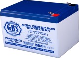 Acumulator AGM VRLA 12V 12Ah plumb acid, 151x98x95 mm, terminal F1, GBS121205F1, pentru UPS, sisteme solare, telecomunicatii